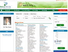 Tablet Screenshot of medicalinfocity.com